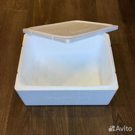 Термоконтейнер пенопластовый с крышкой (S), 14 л