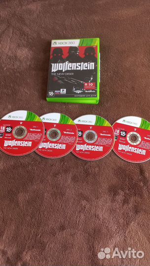 Диски для хбокс 360 Wolfenstein лицензия