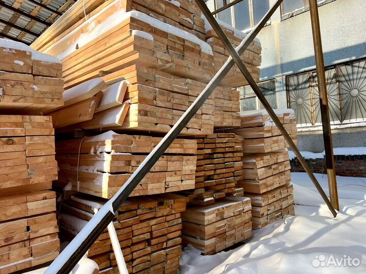 Доска обрезная 25х100х6000мм с доставкой