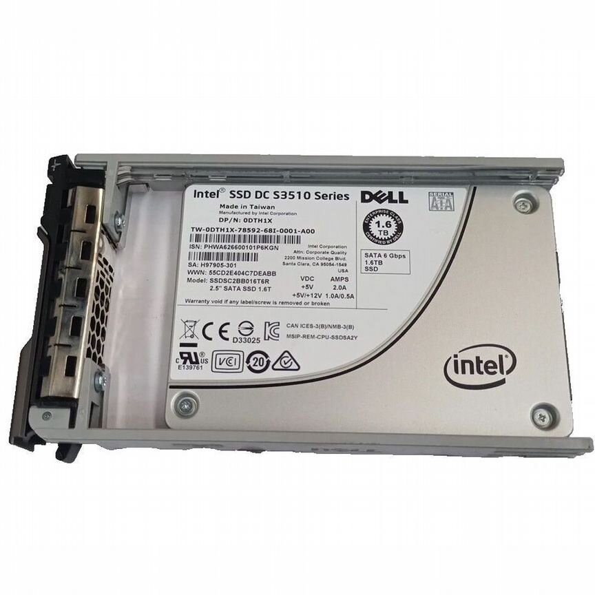 [DTH1X] Жесткий Диск Dell 1.6tb Sata3 2,5" Ssd Dth1x