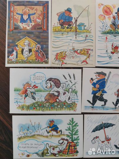 Коллекционные открытеи Охотник СССР