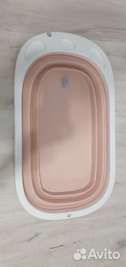 Ванночка Miyoumi детская складная с матрасиком