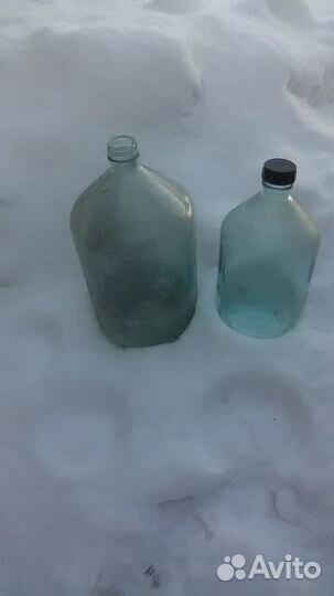 Стеклянные бутыли 20 и 10л