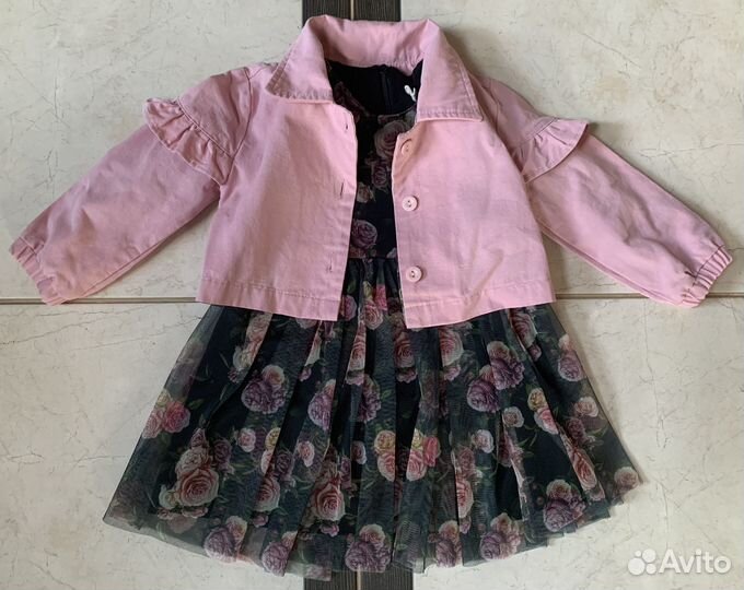 Платье для девочки 92