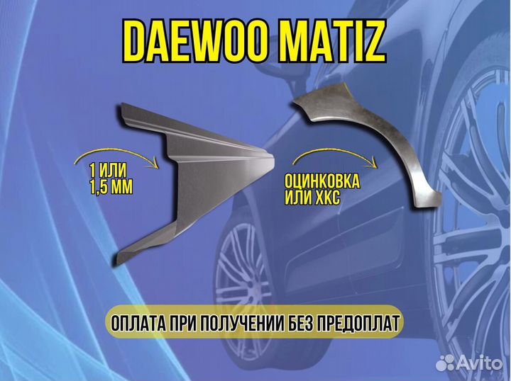 Ремкомплект порогов Chevrolet Cruze