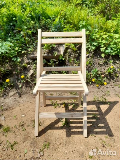 Стул складной деревянный