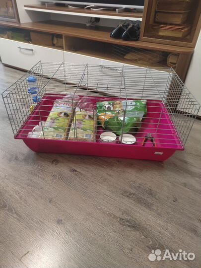 Клетка для грызунов, кроликов, морских свинок