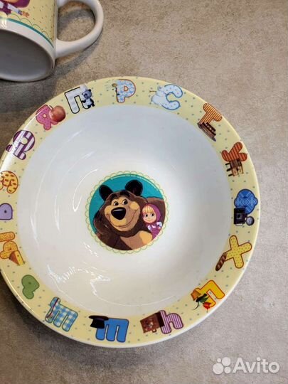 Набор посуды Маша и медведь