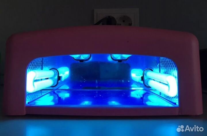 Уф лампа 36 W для сушки лака, Runail 9 вт