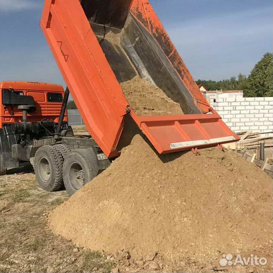 Песок для строительства