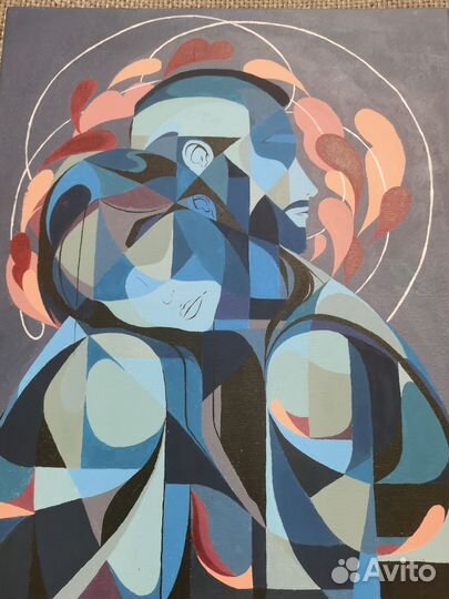 Картина акрилом на холсте