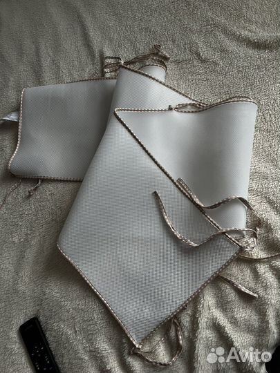 Бортики в кроватку сетка