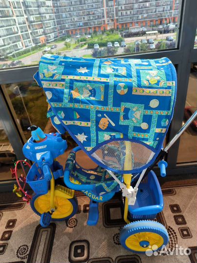 Детский трехколесный велосипед Ягуар