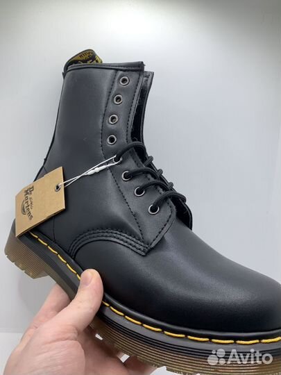 Зимние ботинки dr martens 1460 с мехом