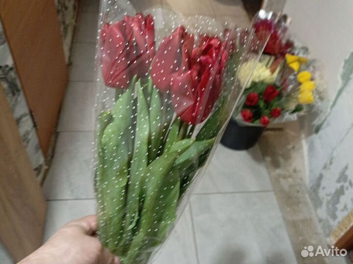 Цветы тюльпаны букет