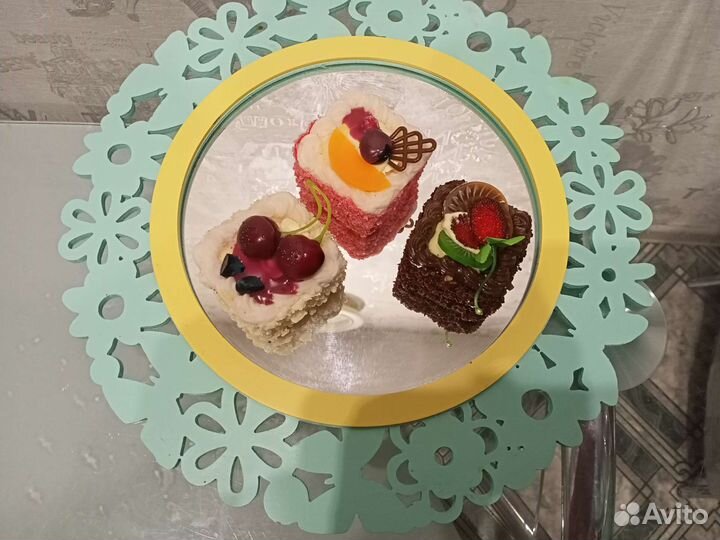 Подставка для торта и капкейков, зеркало