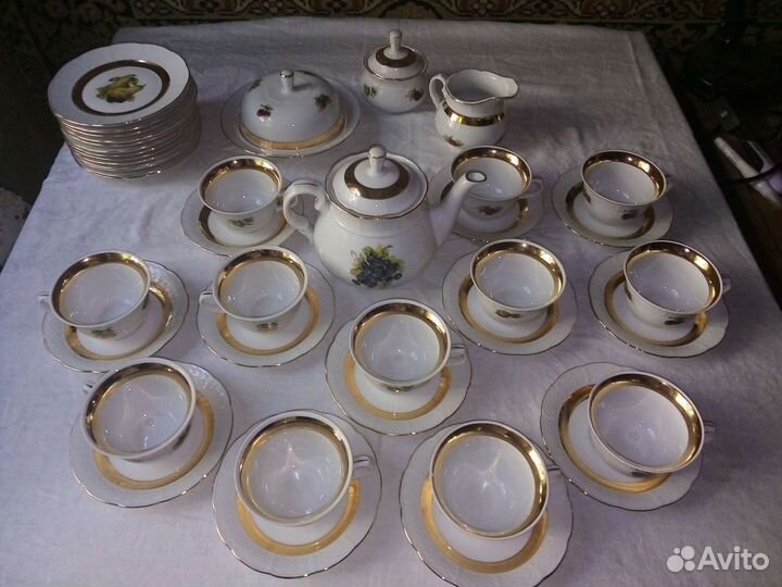 Сервиз чайный Thun 1931 г раритет антиквариат