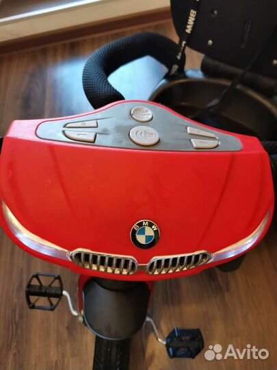 Детский трехколесный велосипед bmw