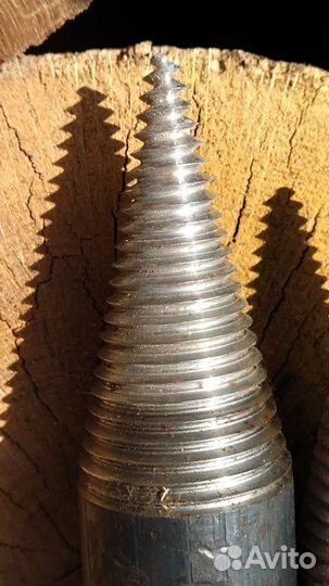 Конус винтовой дровокола с хвостовиком