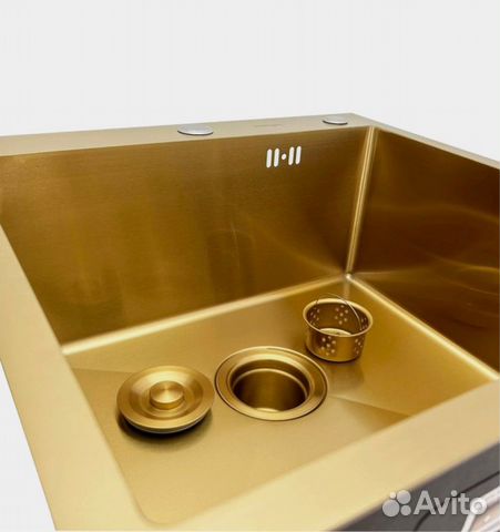 Мойка для кухни из нержавейки новая цвет золото купить в Санкт ...