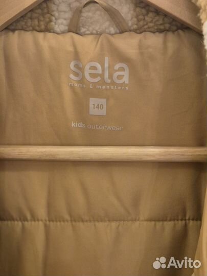 Куртка бомбер меховая для девочки