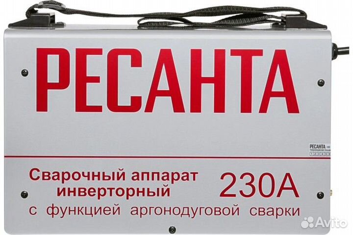 Аппарат аргонодуговой сварки Ресанта саи-230 ад 65/17