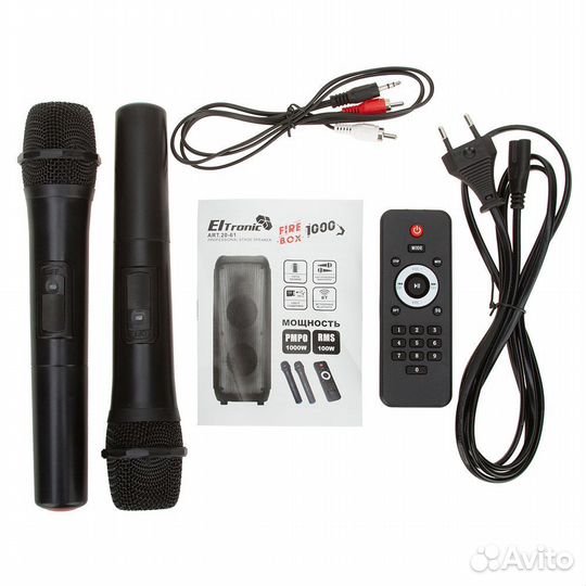 Большая мощная колонка eltronic 20-61 1000Ватт