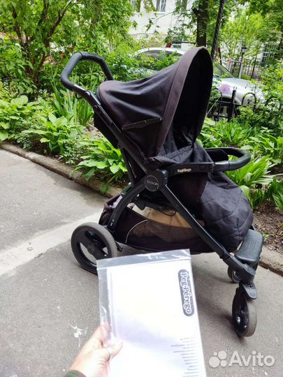 Коляска прогулочная peg perego book + аксессуары