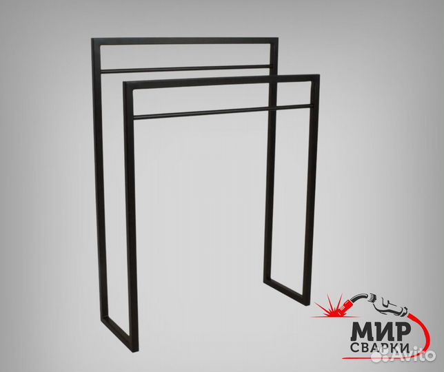 Вешалка напольная для одежды лофт