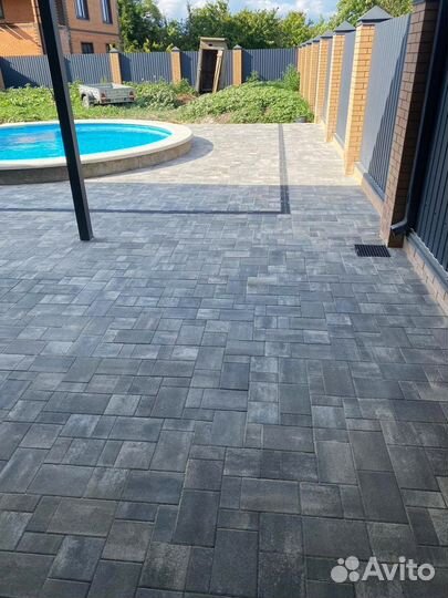 Тротуарная плитка брусчатка