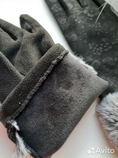 Перчатки утеплённые новые