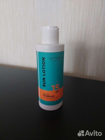 Солнцезащитный лосьон для тела летик (новый)