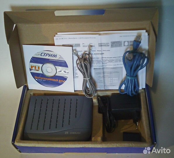 Модем ZTE zxdsl 831, скорость до 7,5 мбит/сек