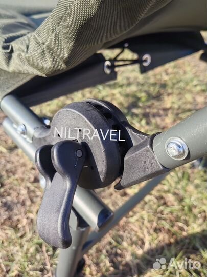 Кресло карповое с подставкой для ног