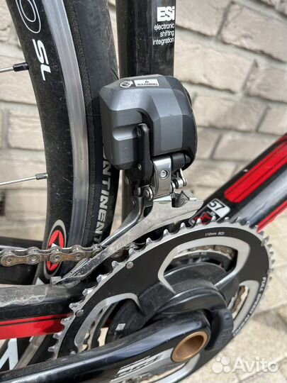 Шоссейник BMC - карбон, электроника, мощемер