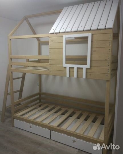 Кровать домик 2-8