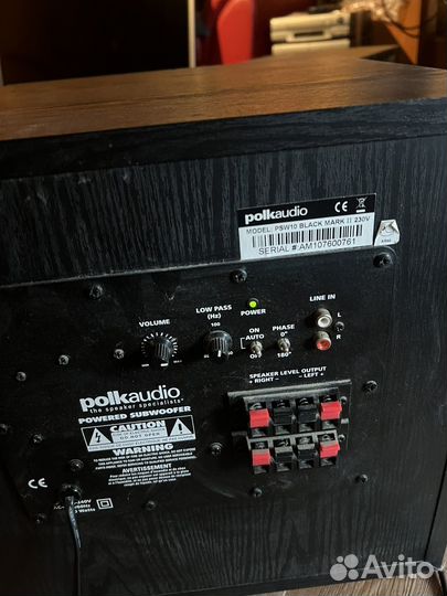 Сабвуфер Polk audio psw10