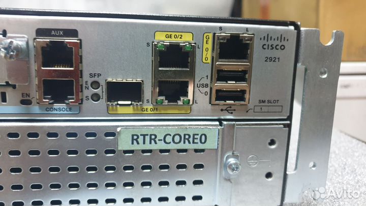 Маршрутизатор cisco 2921