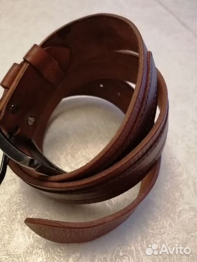 Кожаный ремень ручной работы