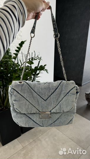 Джинсовая сумка zara