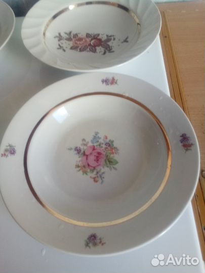 Тарелки СССР, посуда, винтаж