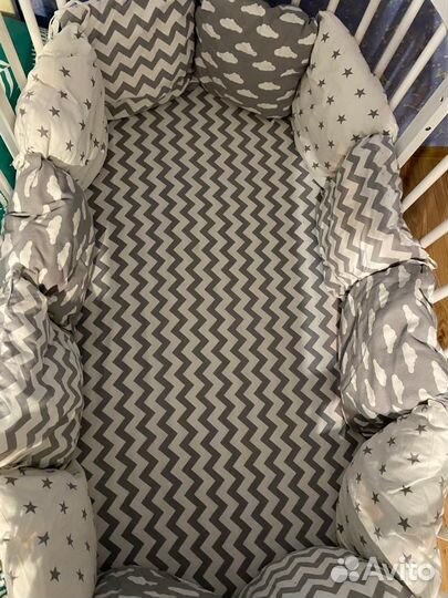 Бортики в детскую кроватку