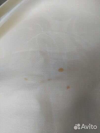 Скатерть СССР винтаж 153/155 молочный