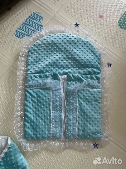 Конверт и покрывало на выписку весна лето