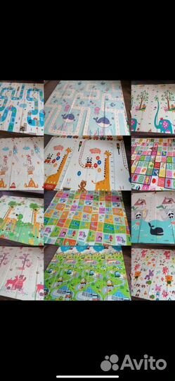 Детские развивающие коврики