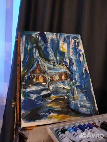 Интерьерная картина маслом