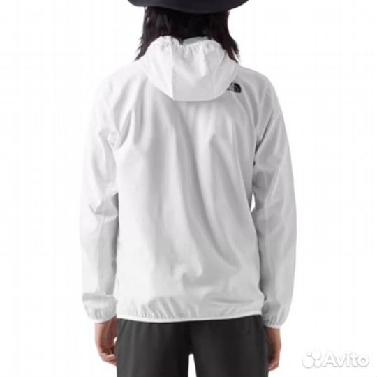 THE north face Men's Logo Hooded Windbreaker White (50 (L)