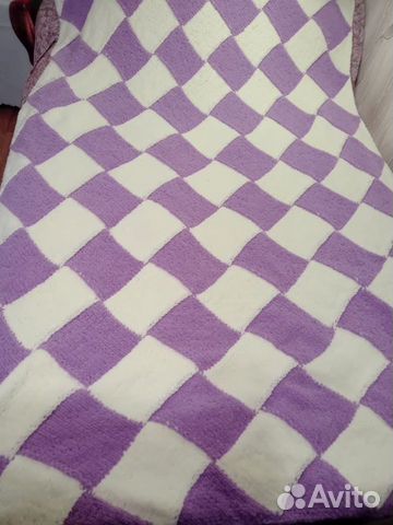 Плед вязаный плюшевый130*200