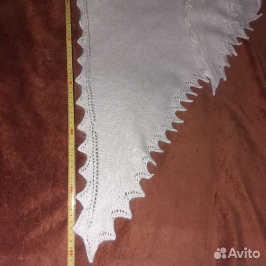 Пуховая косынка из пуха кролика