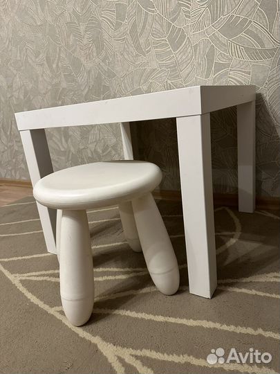 Табурет и стол детский IKEA